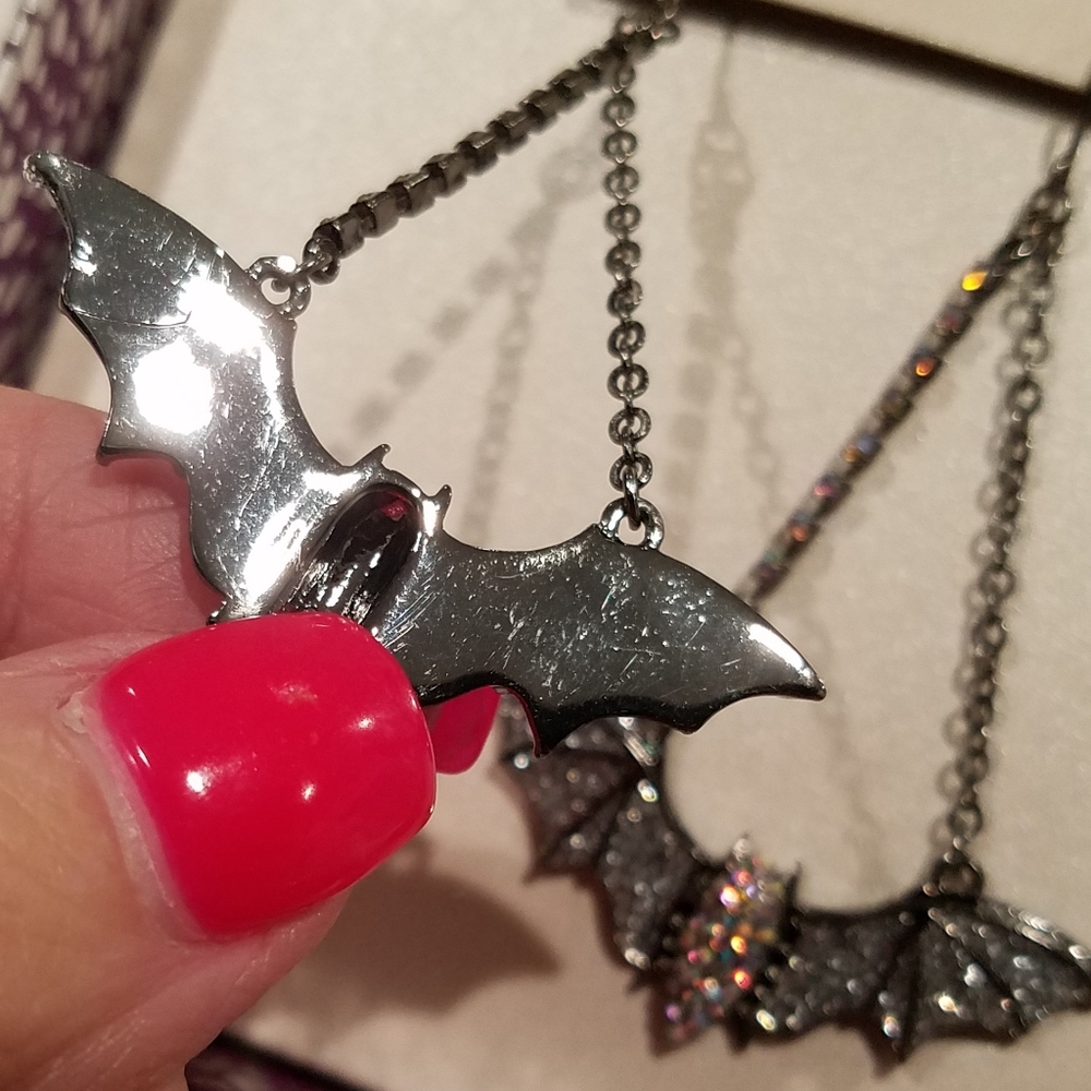 Betsey Johnson Bat Earrings - Picture 4 of 8